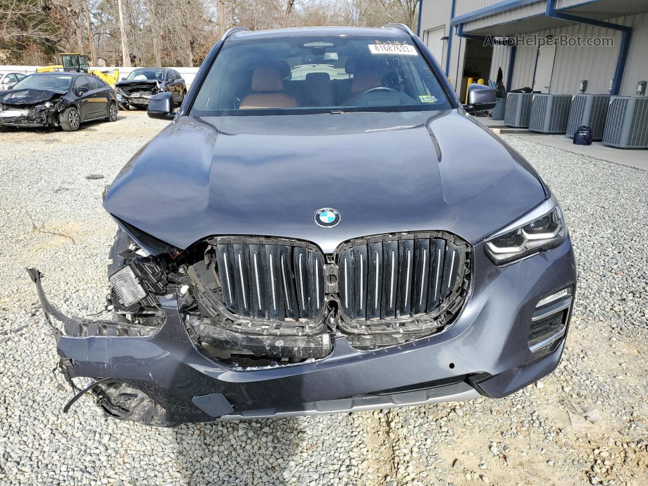 2019 Bmw X5 Xdrive40i Gray vin: 5UXCR6C56KLL04799