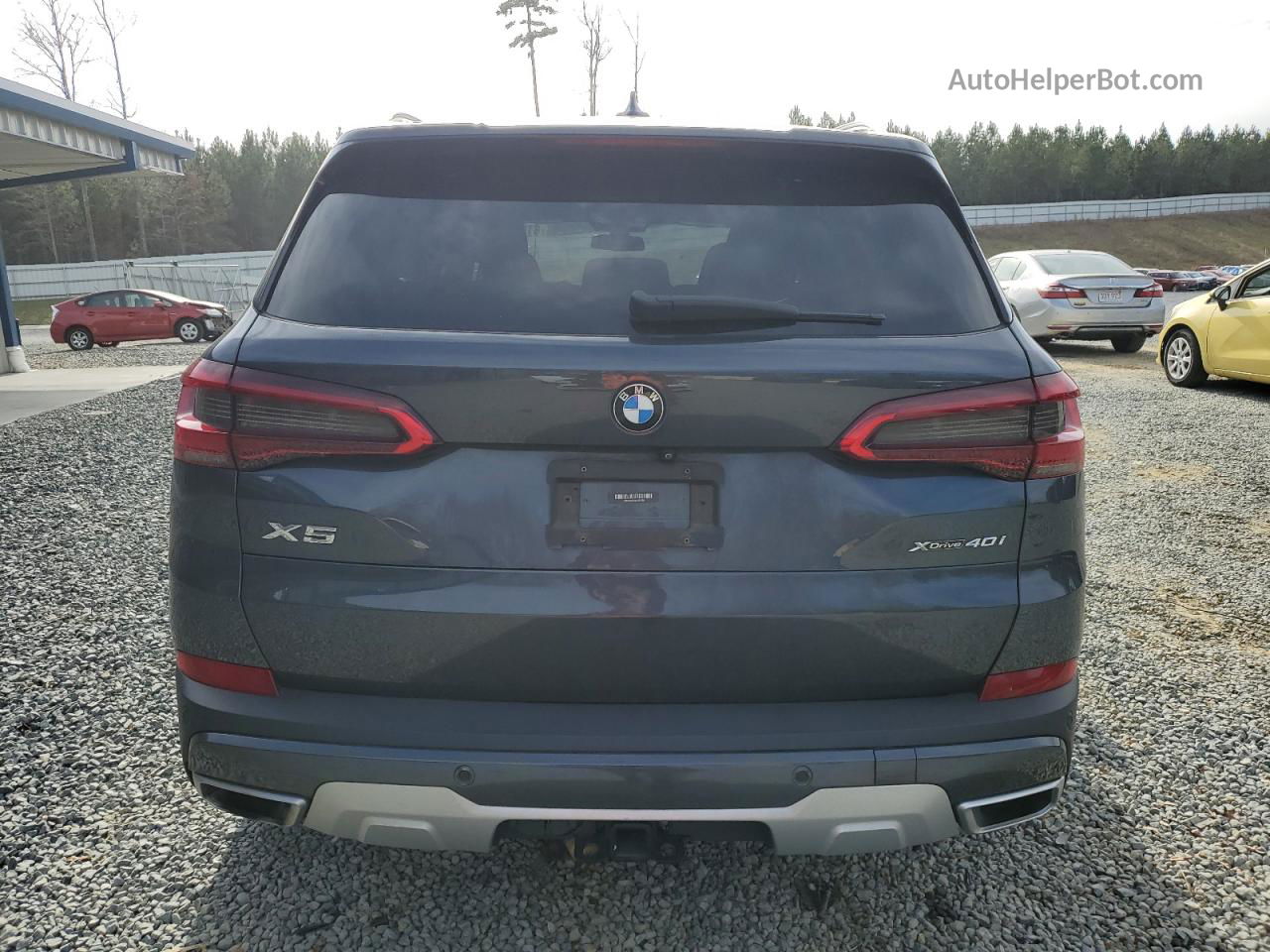 2019 Bmw X5 Xdrive40i Gray vin: 5UXCR6C56KLL04799