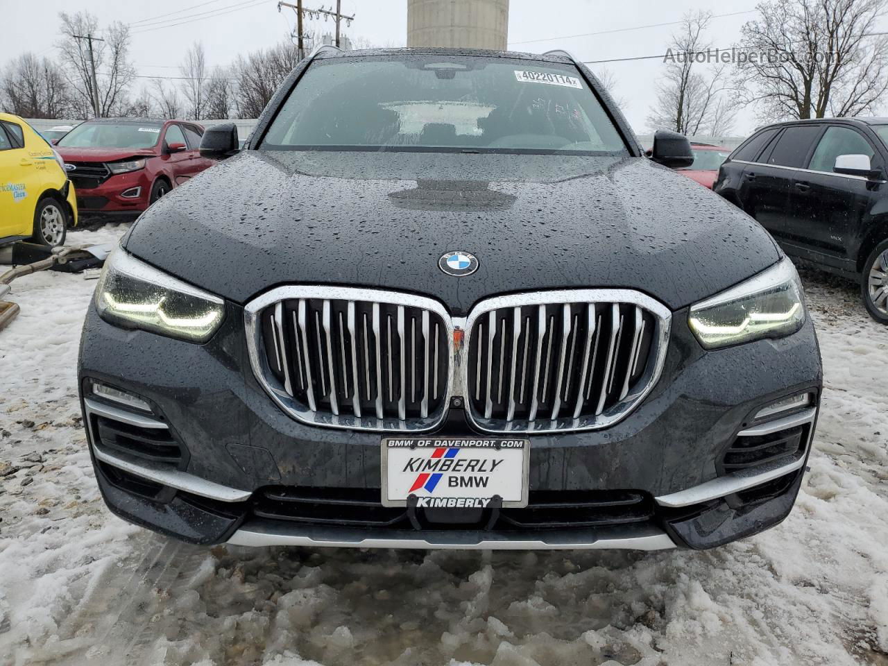 2019 Bmw X5 Xdrive40i Black vin: 5UXCR6C56KLL07153