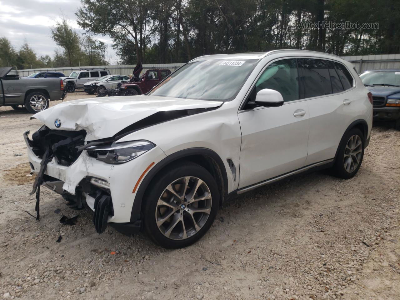 2019 Bmw X5 Xdrive40i White vin: 5UXCR6C56KLL25832