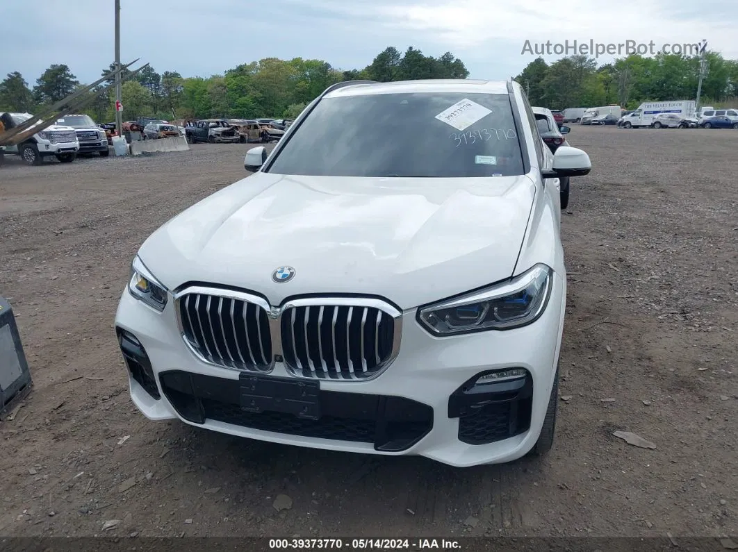 2019 Bmw X5 Xdrive40i White vin: 5UXCR6C56KLL26107