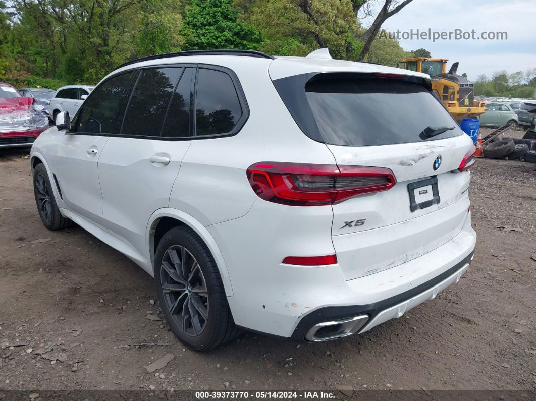 2019 Bmw X5 Xdrive40i White vin: 5UXCR6C56KLL26107