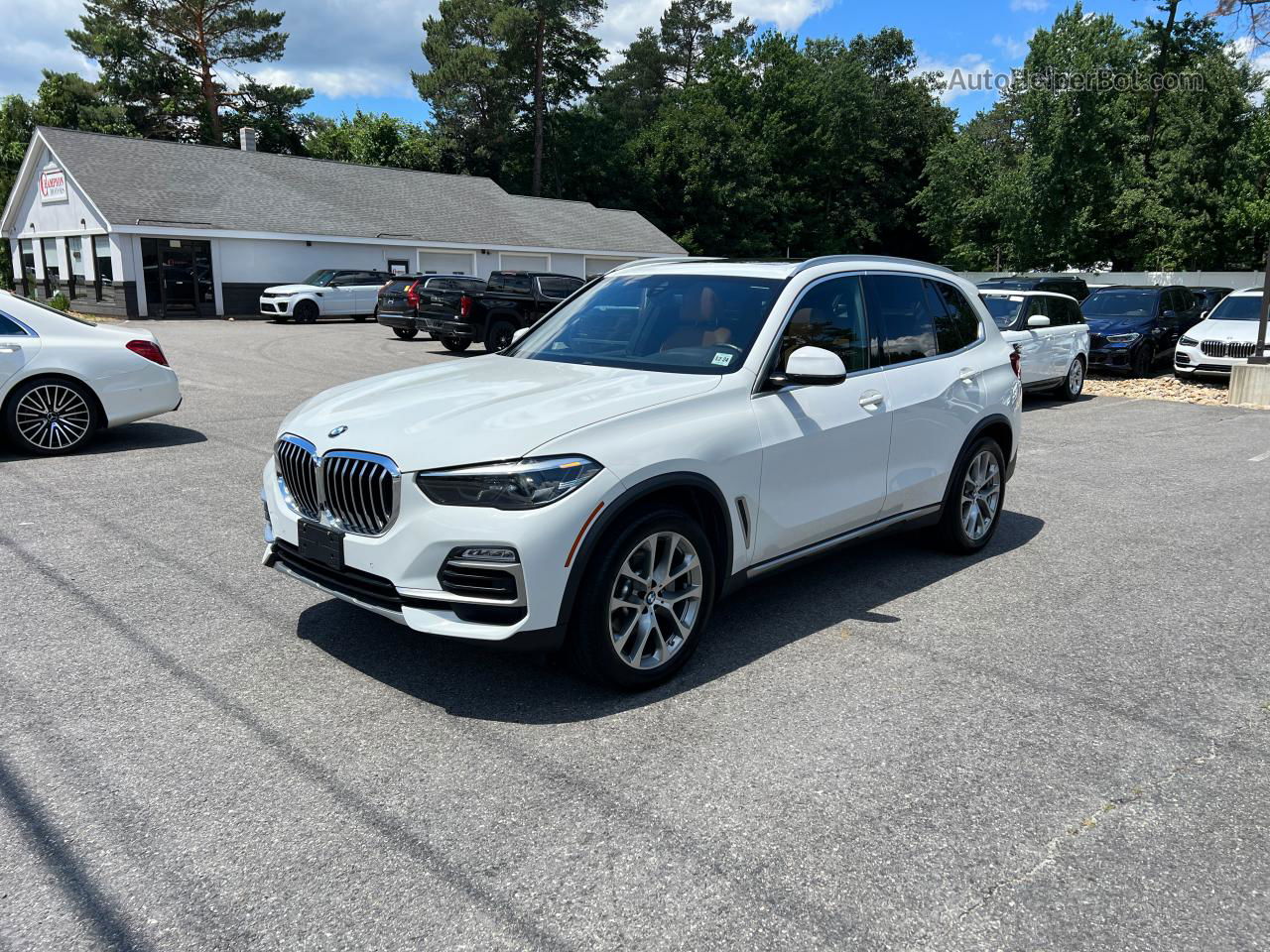 2019 Bmw X5 Xdrive40i White vin: 5UXCR6C56KLL26625