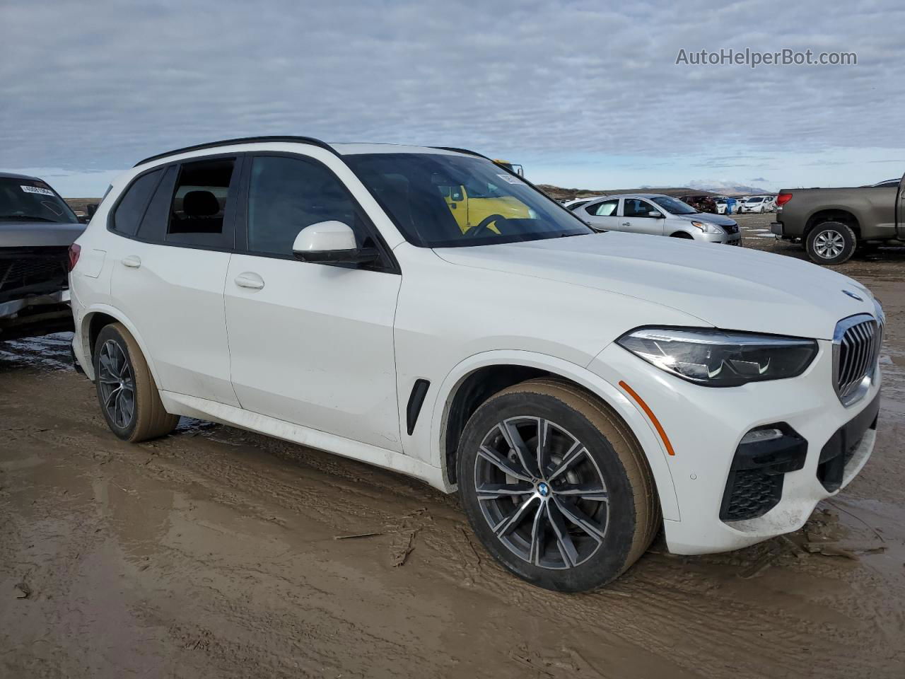 2019 Bmw X5 Xdrive40i White vin: 5UXCR6C56KLL40542