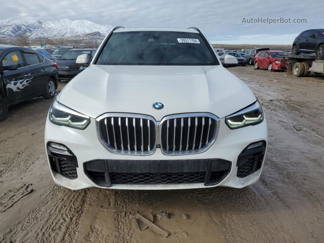 2019 Bmw X5 Xdrive40i White vin: 5UXCR6C56KLL40542