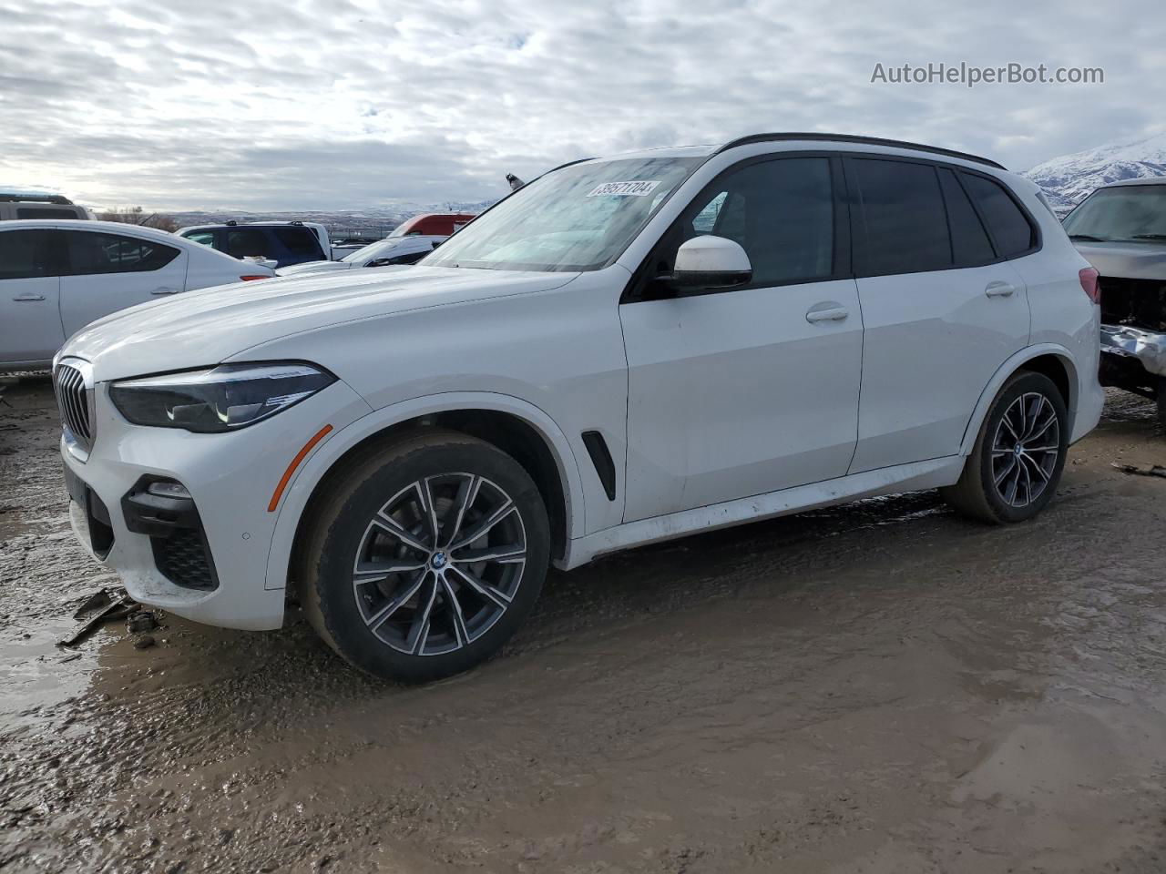 2019 Bmw X5 Xdrive40i White vin: 5UXCR6C56KLL40542