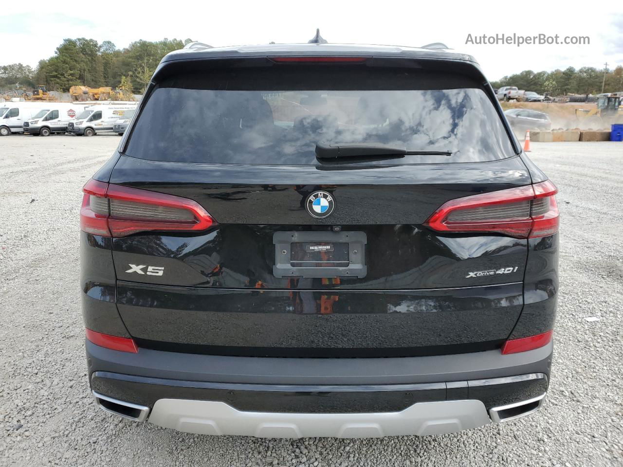 2019 Bmw X5 Xdrive40i Черный vin: 5UXCR6C56KLL52562