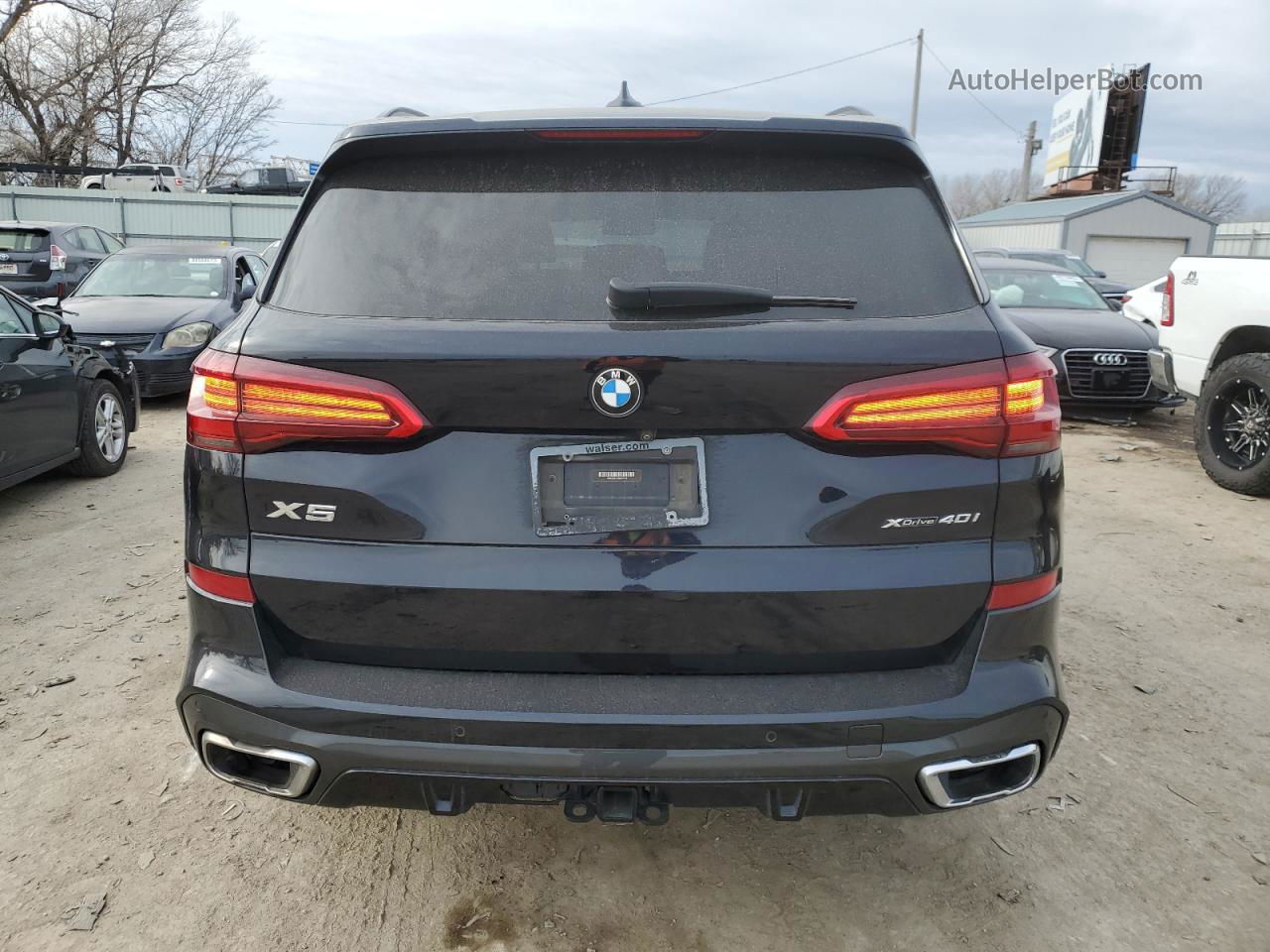 2019 Bmw X5 Xdrive40i Black vin: 5UXCR6C57KLK81078