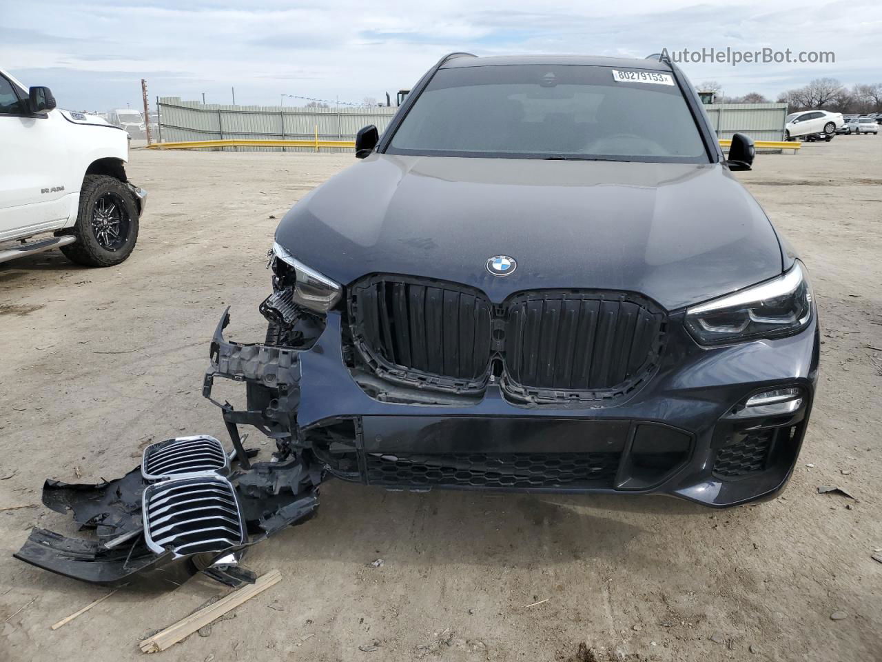 2019 Bmw X5 Xdrive40i Black vin: 5UXCR6C57KLK81078