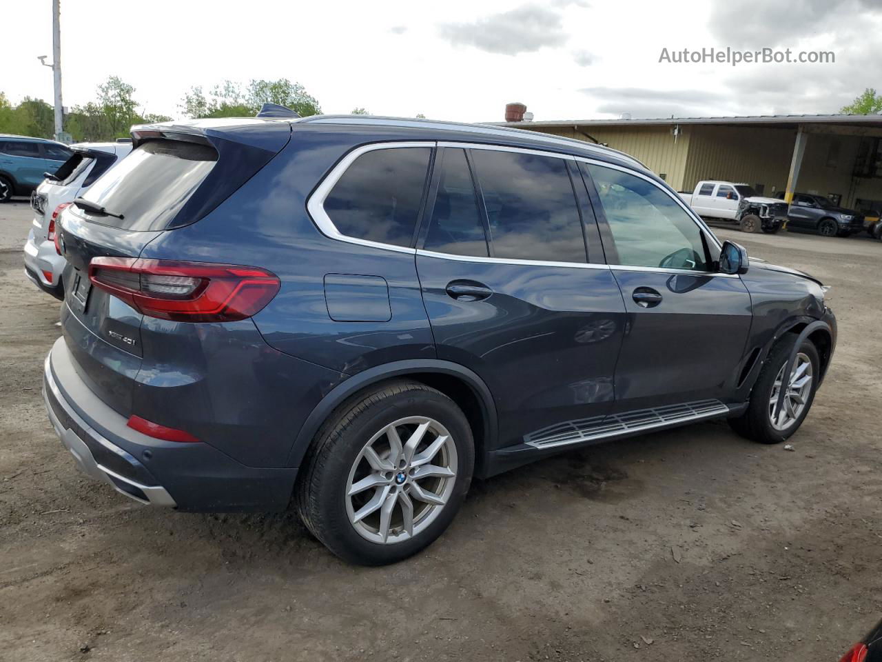 2019 Bmw X5 Xdrive40i Серый vin: 5UXCR6C57KLL04911