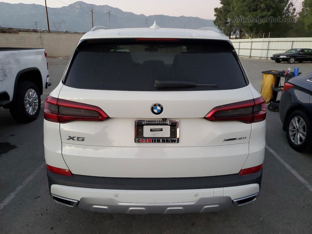 2019 Bmw X5 Xdrive40i White vin: 5UXCR6C57KLL05900