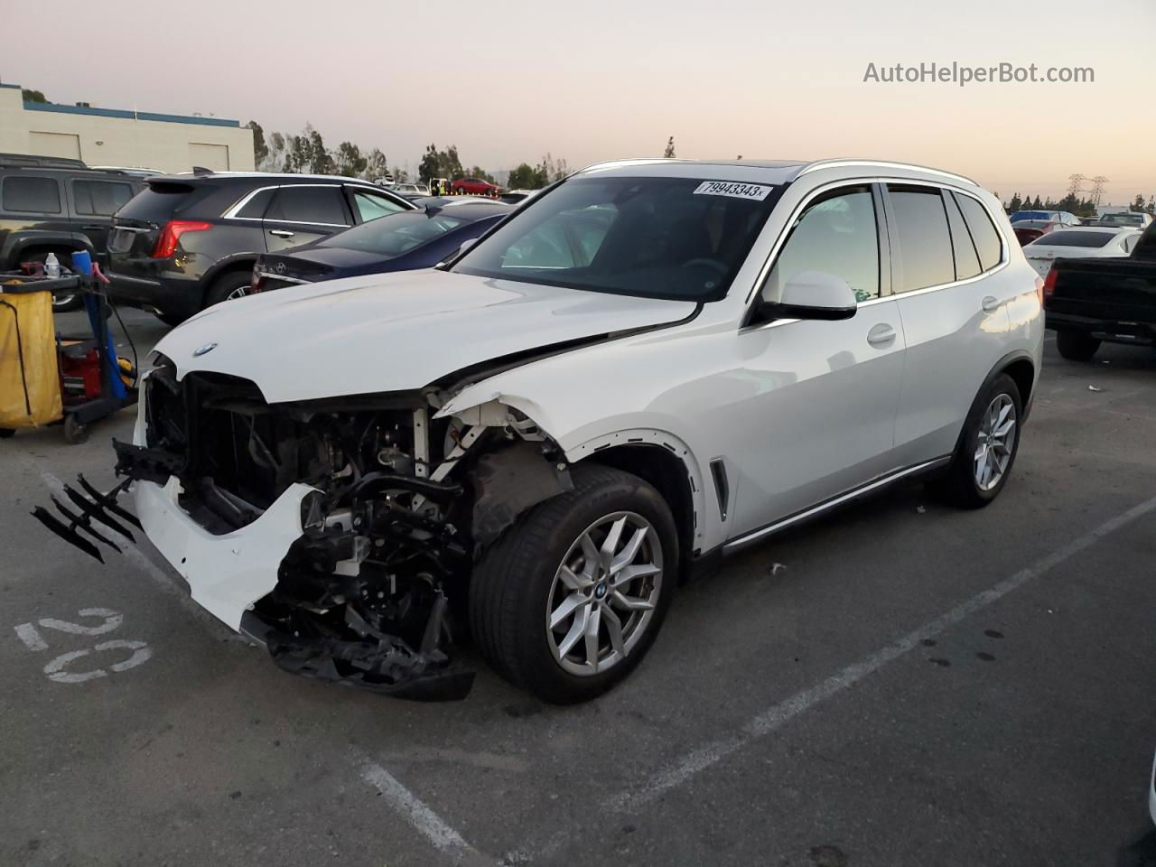 2019 Bmw X5 Xdrive40i Белый vin: 5UXCR6C57KLL05900