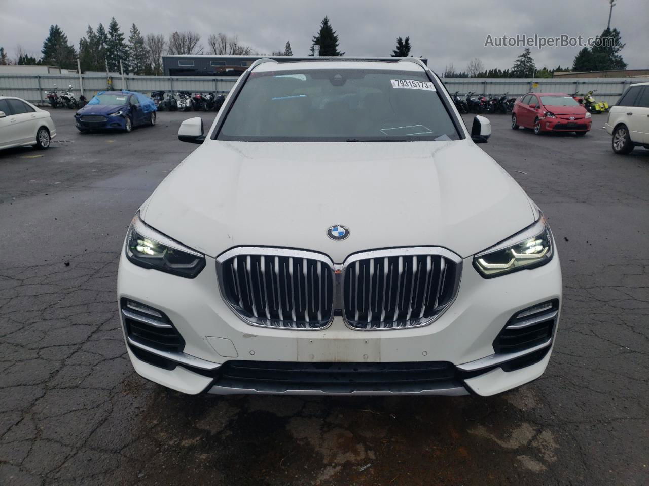 2019 Bmw X5 Xdrive40i Белый vin: 5UXCR6C57KLL06321