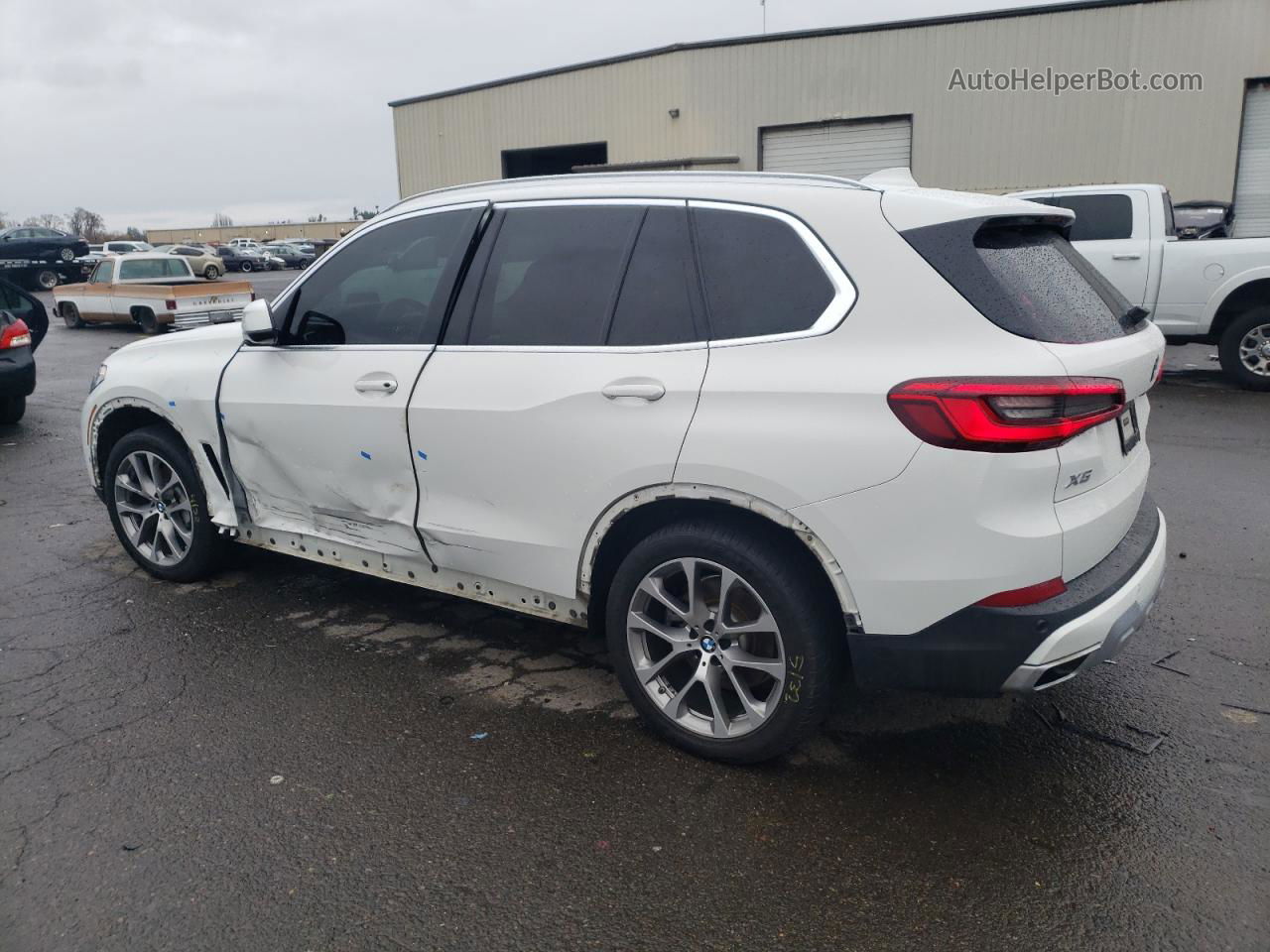 2019 Bmw X5 Xdrive40i White vin: 5UXCR6C57KLL06321