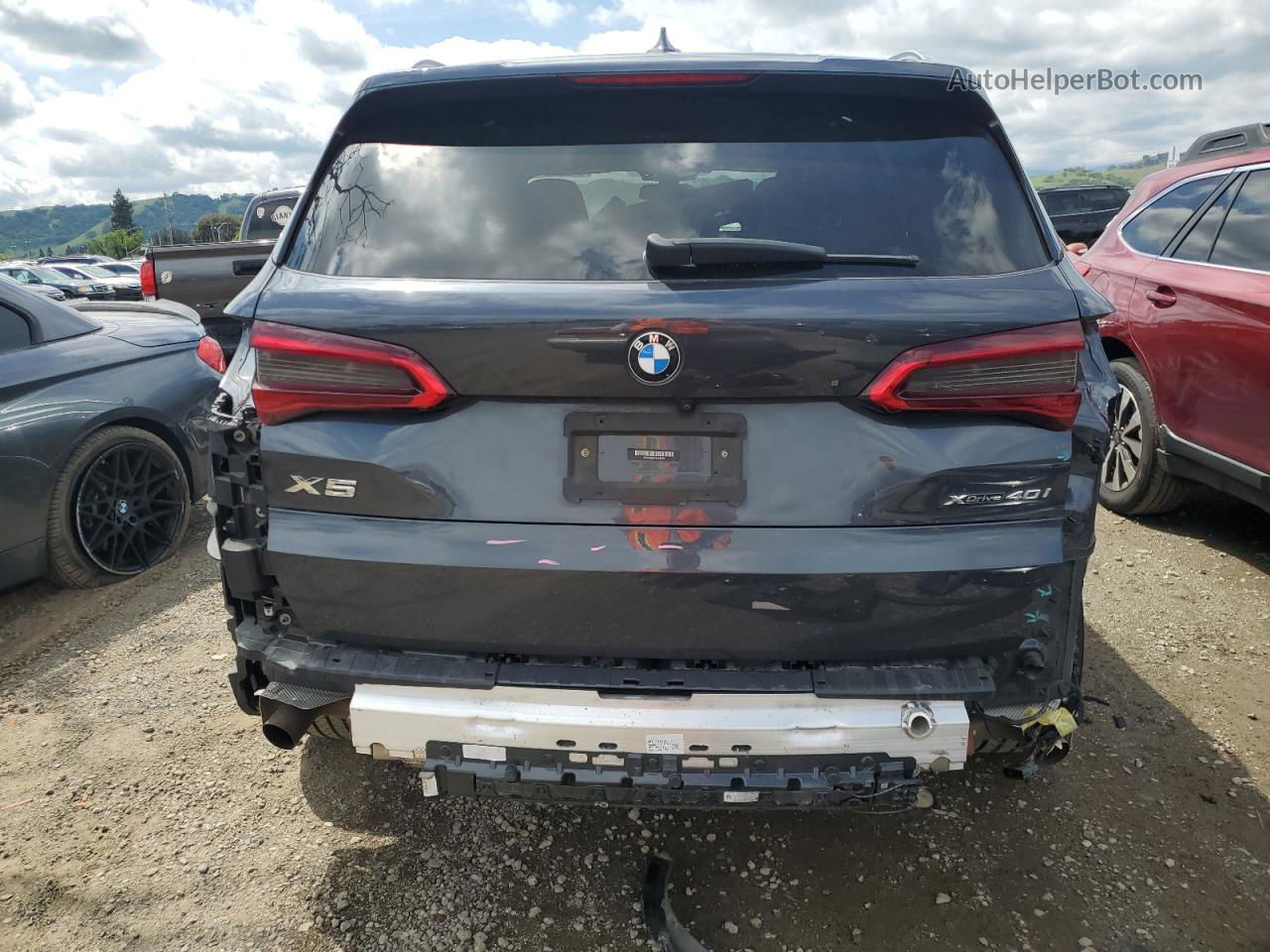 2019 Bmw X5 Xdrive40i Gray vin: 5UXCR6C57KLL37522