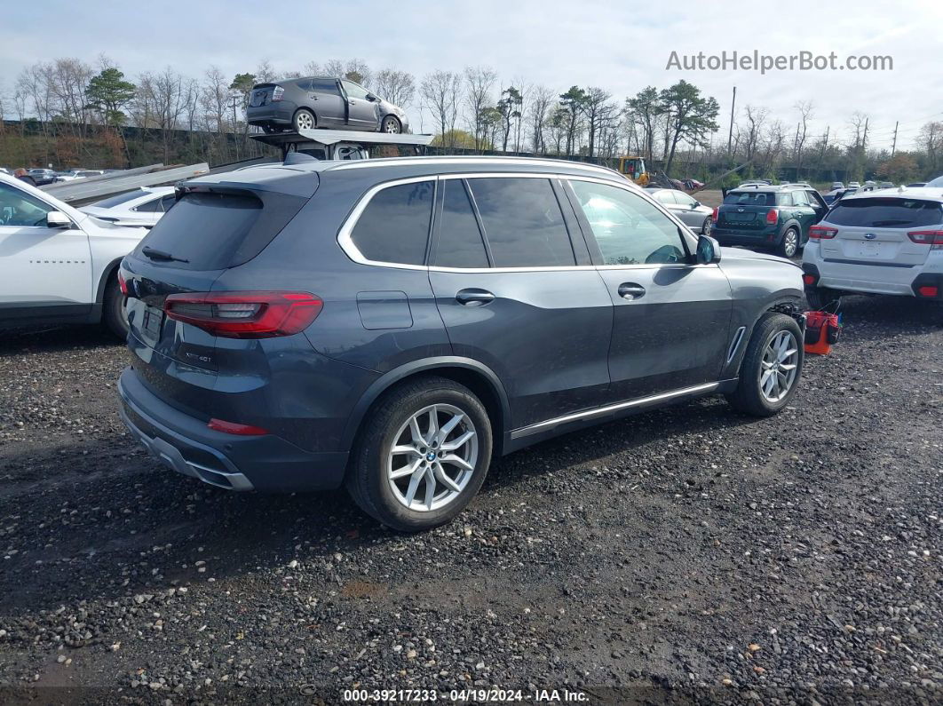 2019 Bmw X5 Xdrive40i Blue vin: 5UXCR6C57KLL40663