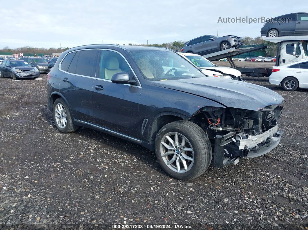 2019 Bmw X5 Xdrive40i Blue vin: 5UXCR6C57KLL40663