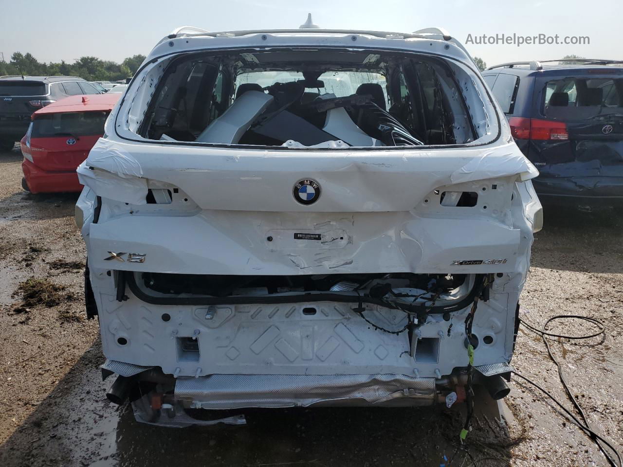 2019 Bmw X5 Xdrive40i White vin: 5UXCR6C57KLL51503