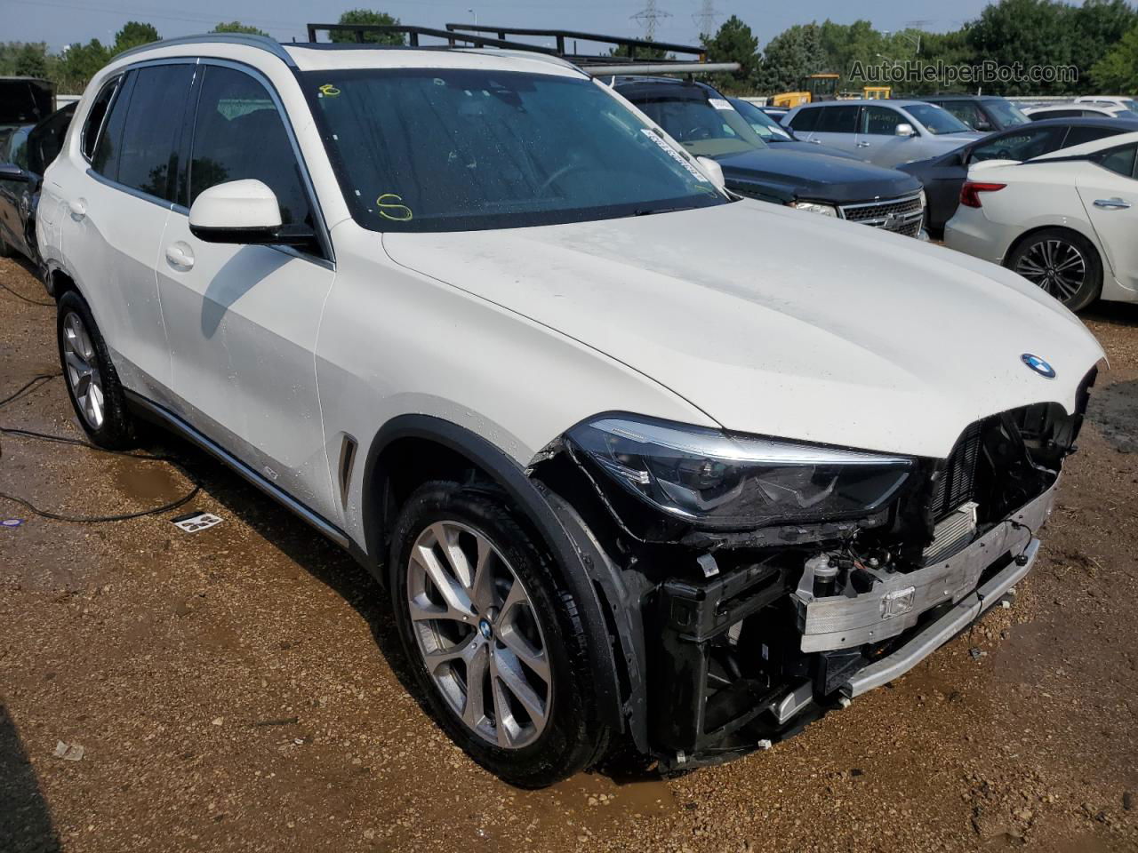 2019 Bmw X5 Xdrive40i White vin: 5UXCR6C57KLL51503