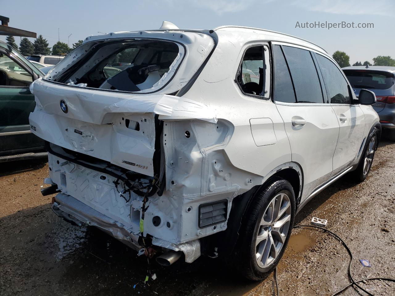 2019 Bmw X5 Xdrive40i White vin: 5UXCR6C57KLL51503