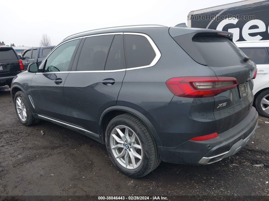 2019 Bmw X5 Xdrive40i Gray vin: 5UXCR6C57KLL60377