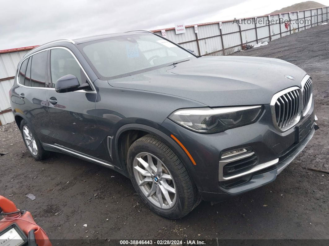 2019 Bmw X5 Xdrive40i Gray vin: 5UXCR6C57KLL60377