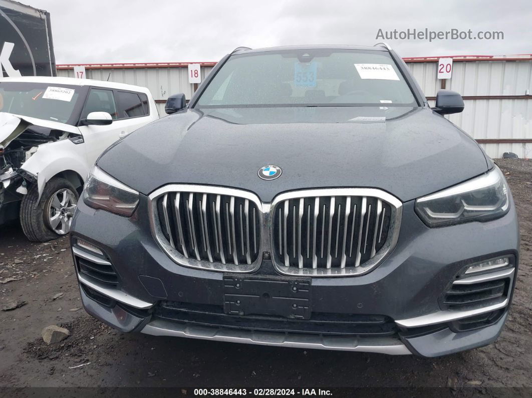 2019 Bmw X5 Xdrive40i Gray vin: 5UXCR6C57KLL60377