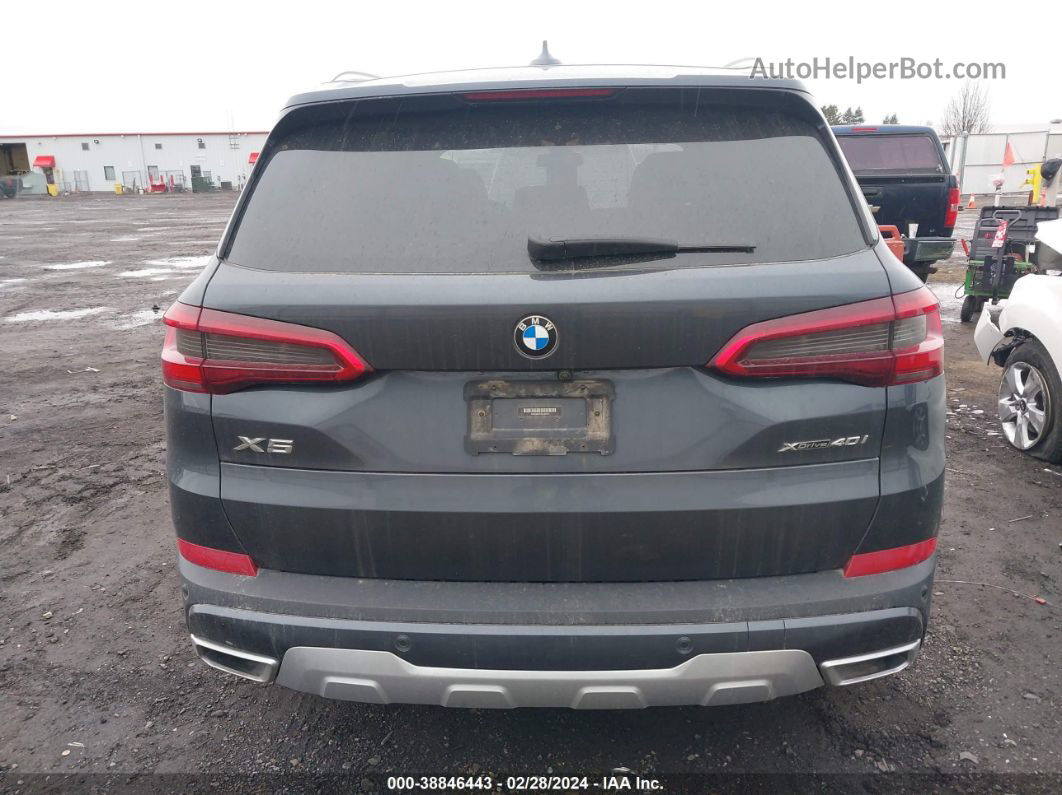 2019 Bmw X5 Xdrive40i Gray vin: 5UXCR6C57KLL60377