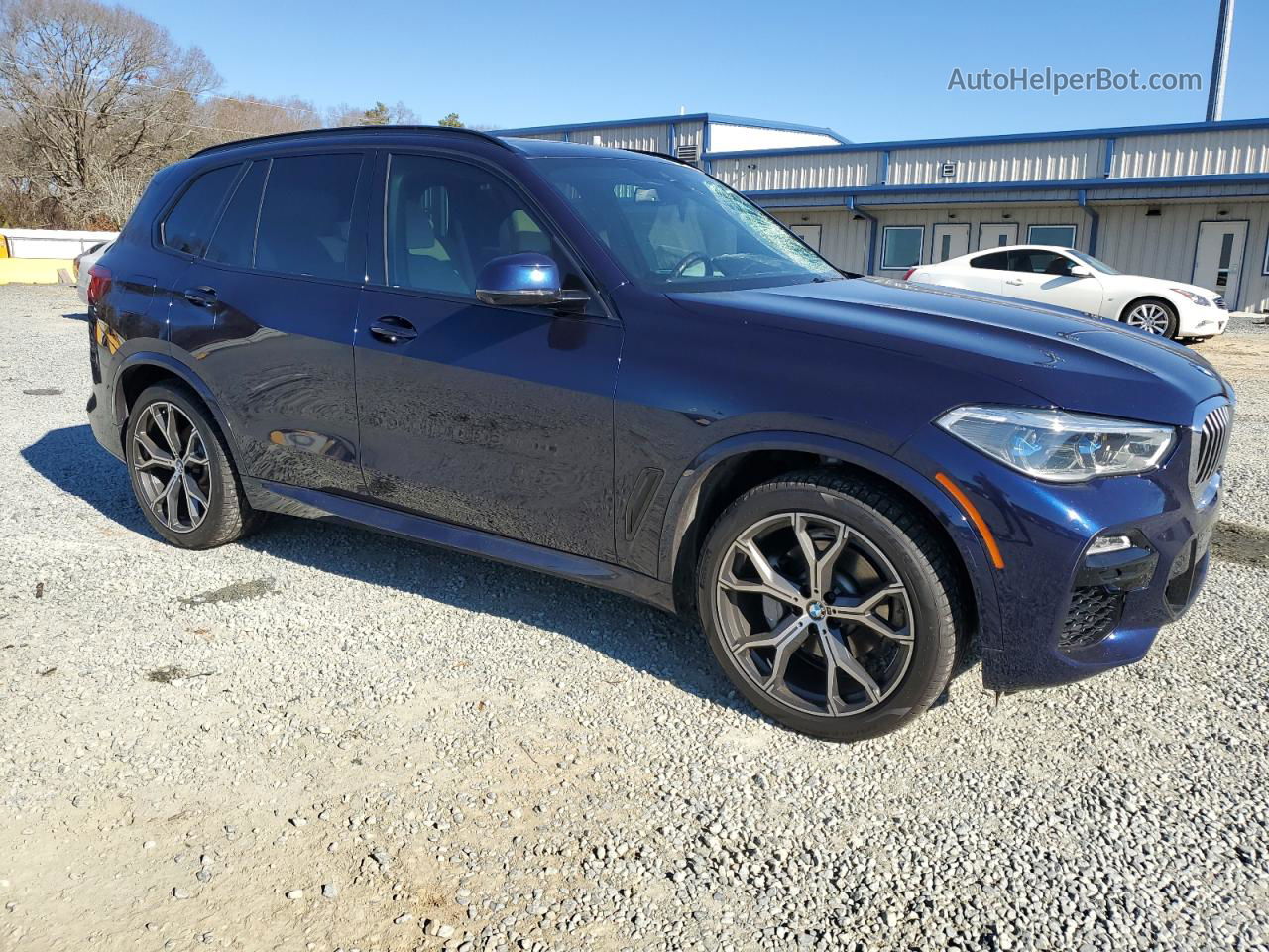 2019 Bmw X5 Xdrive40i Синий vin: 5UXCR6C57KLL63649