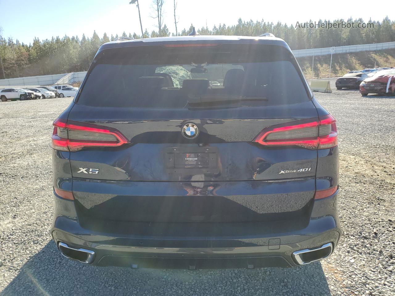 2019 Bmw X5 Xdrive40i Синий vin: 5UXCR6C57KLL63649