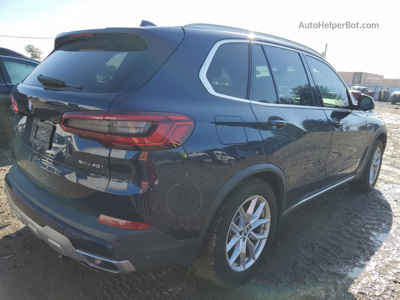 2019 Bmw X5 Xdrive40i Черный vin: 5UXCR6C57KLL64557