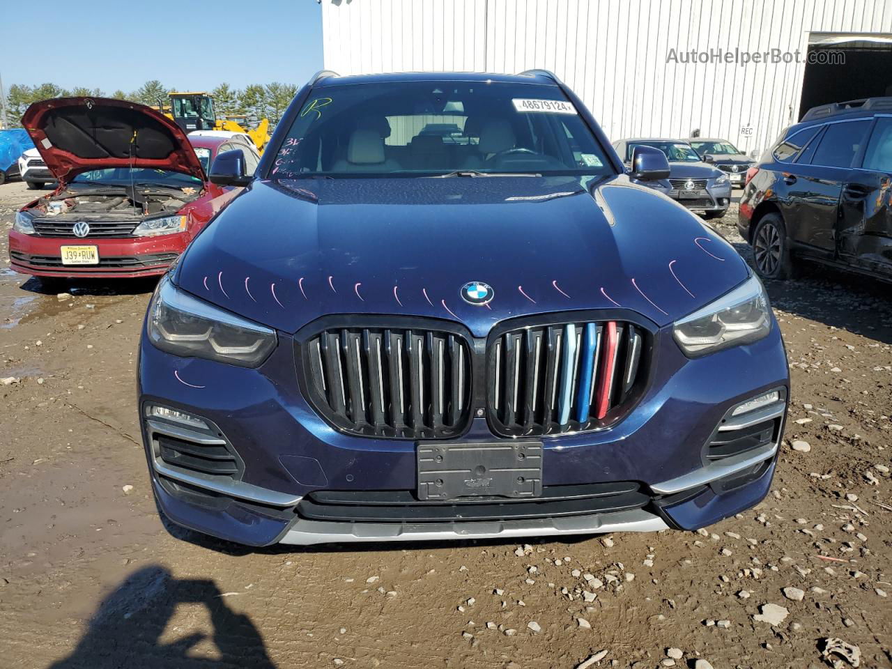 2019 Bmw X5 Xdrive40i Черный vin: 5UXCR6C57KLL64557