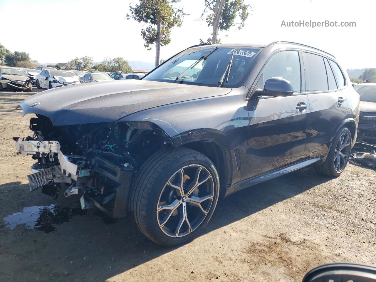 2019 Bmw X5 Xdrive40i Серый vin: 5UXCR6C58KLK81817