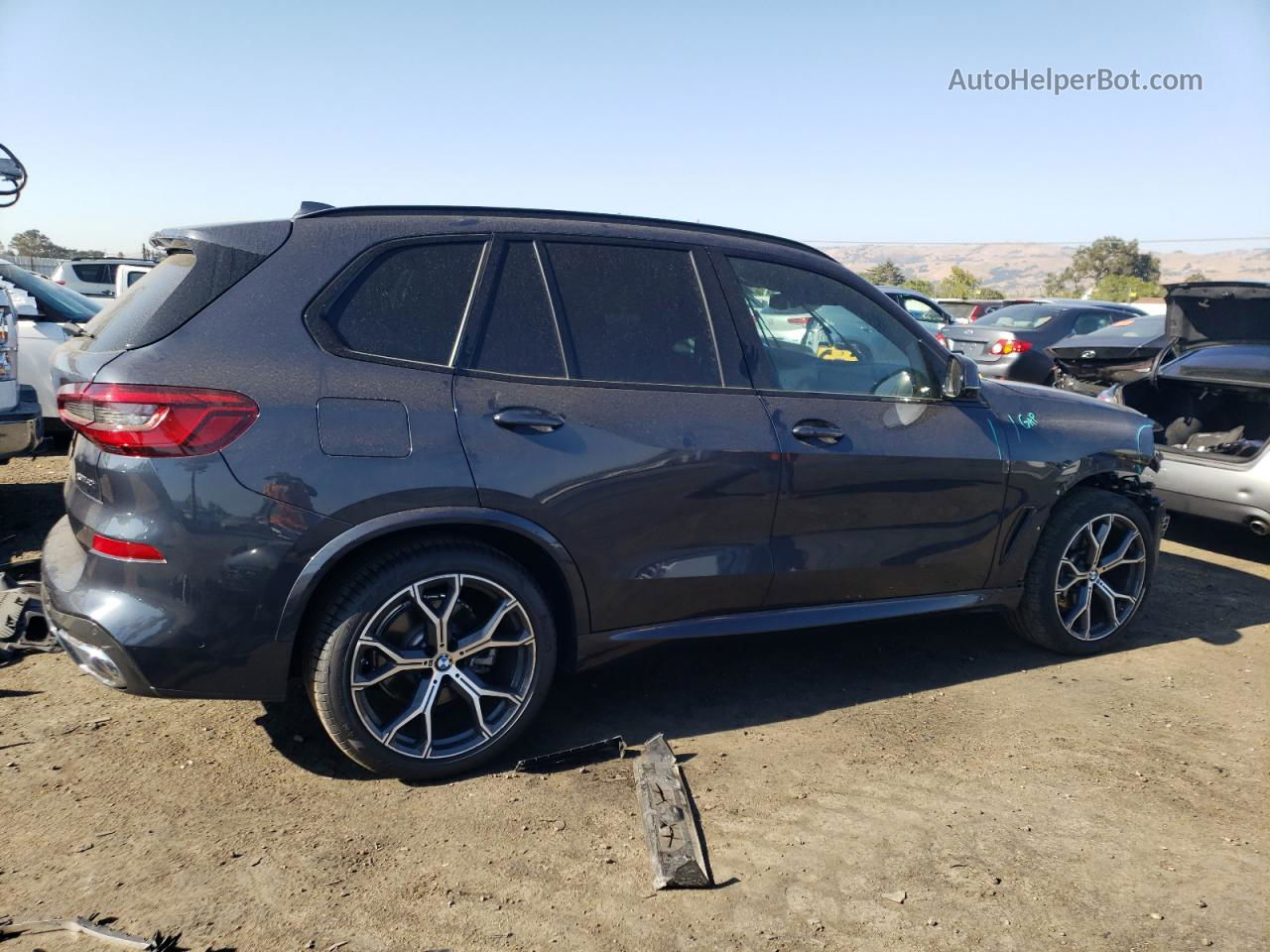 2019 Bmw X5 Xdrive40i Gray vin: 5UXCR6C58KLK81817