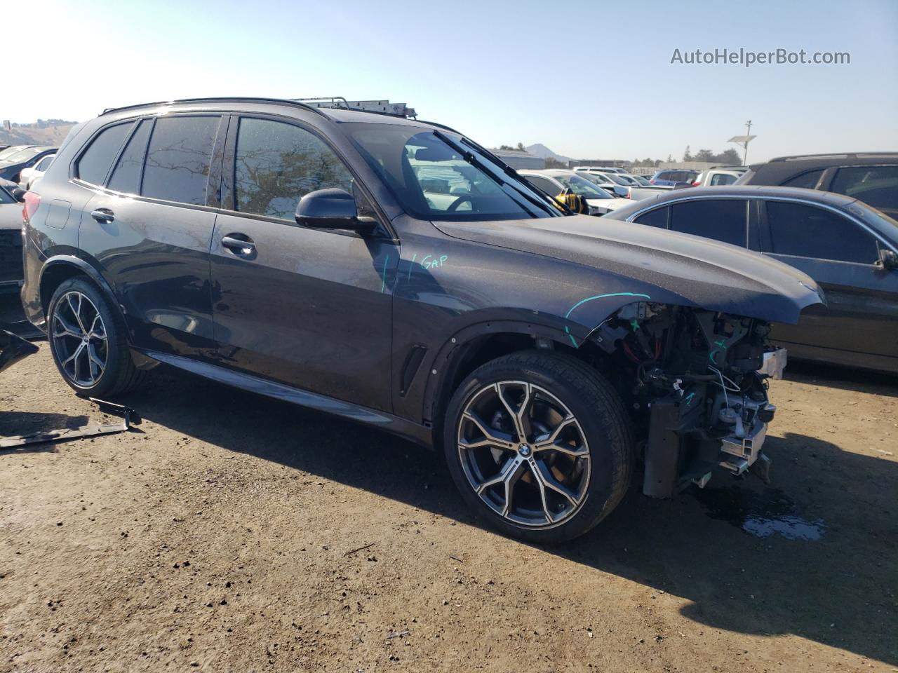 2019 Bmw X5 Xdrive40i Серый vin: 5UXCR6C58KLK81817