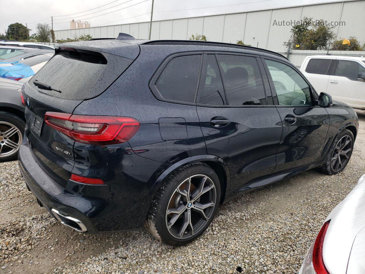 2019 Bmw X5 Xdrive40i Blue vin: 5UXCR6C58KLL05792