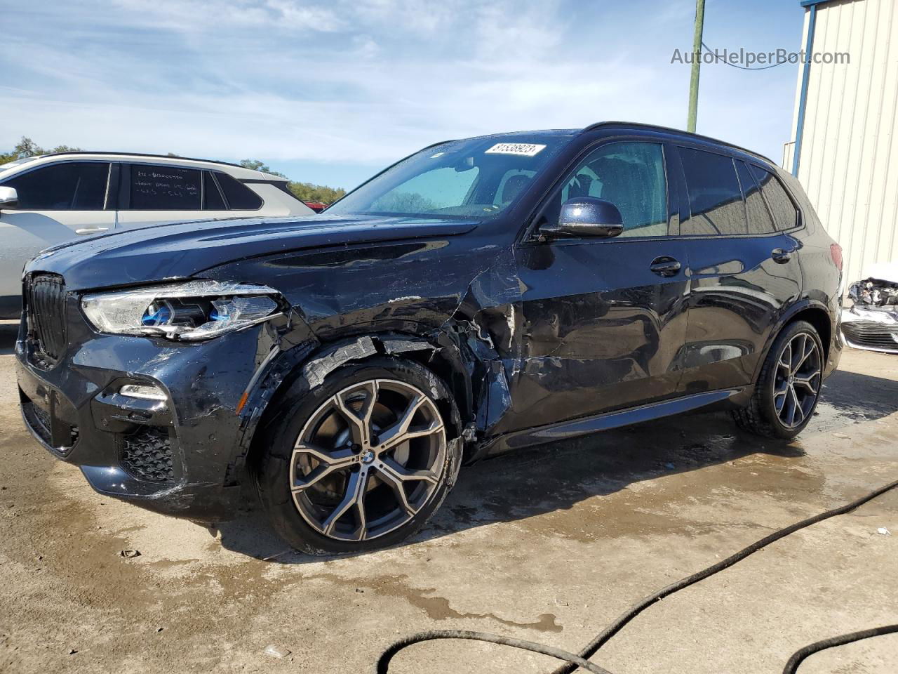 2019 Bmw X5 Xdrive40i Blue vin: 5UXCR6C58KLL05792