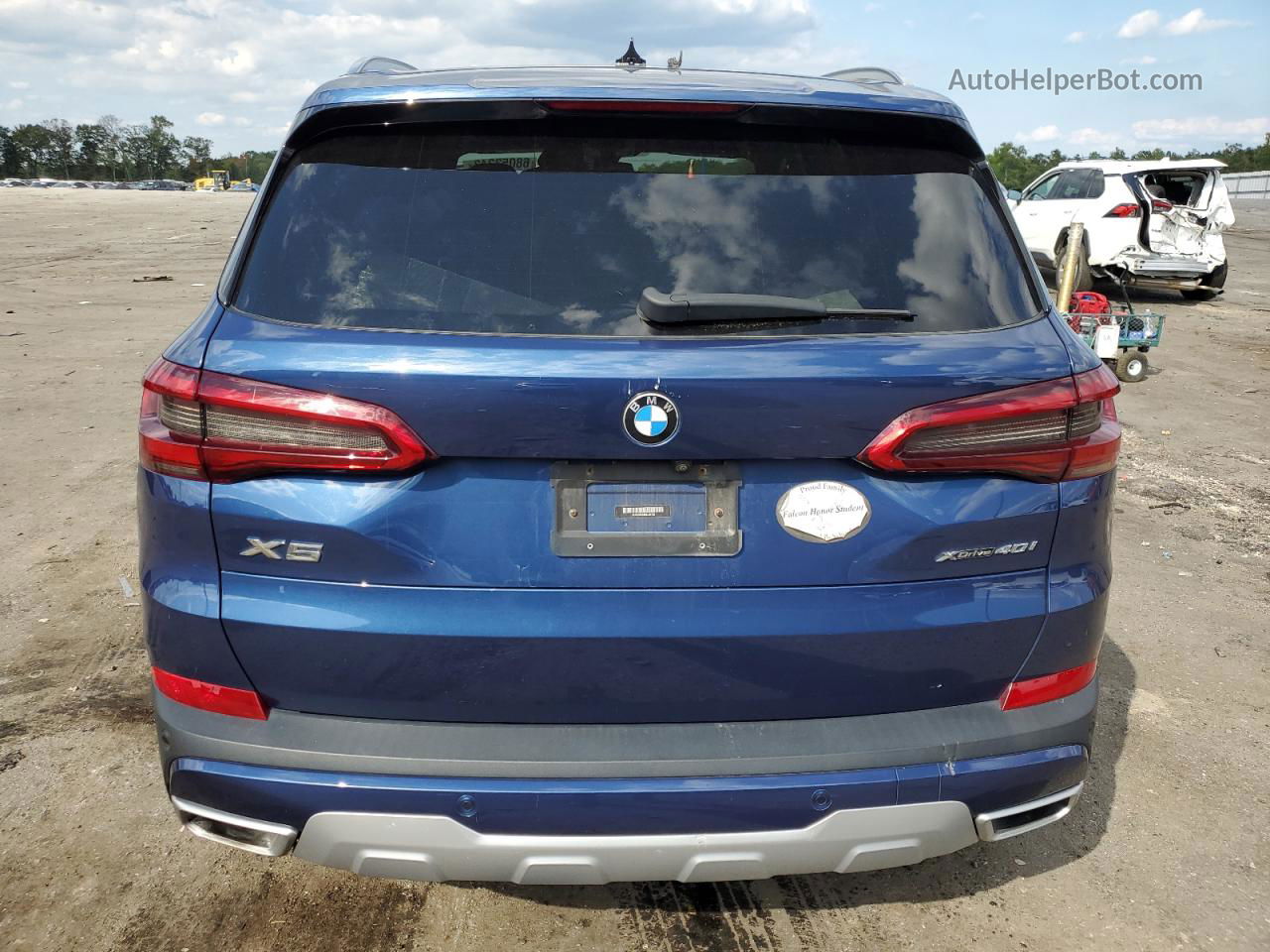 2019 Bmw X5 Xdrive40i Blue vin: 5UXCR6C58KLL35732