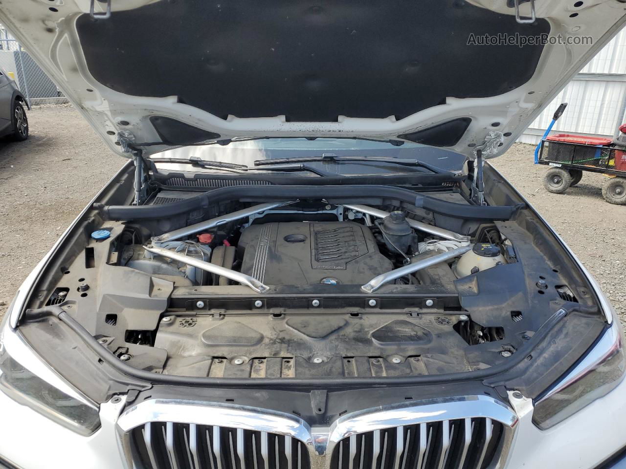 2019 Bmw X5 Xdrive40i White vin: 5UXCR6C59KLK79249