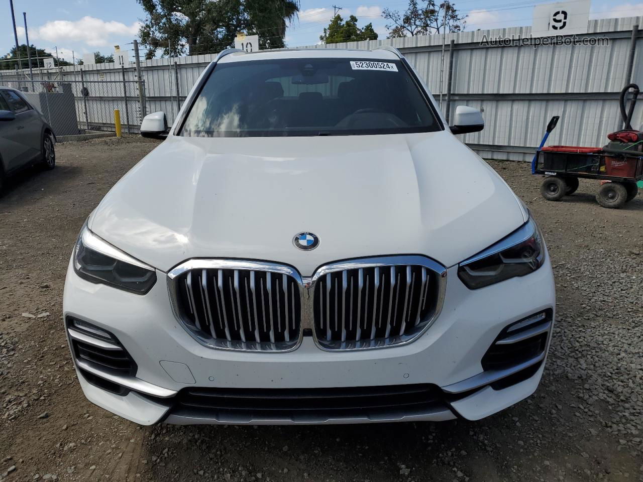 2019 Bmw X5 Xdrive40i White vin: 5UXCR6C59KLK79249