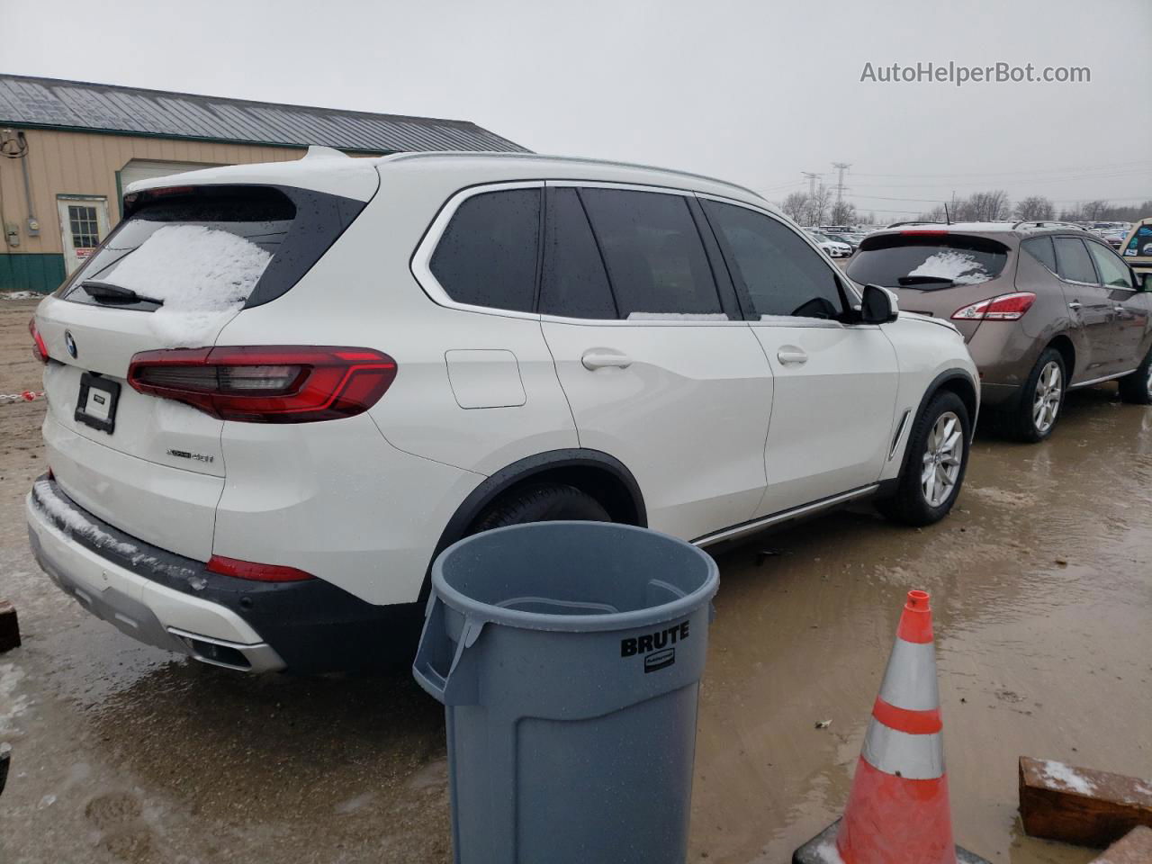 2019 Bmw X5 Xdrive40i White vin: 5UXCR6C59KLK83494