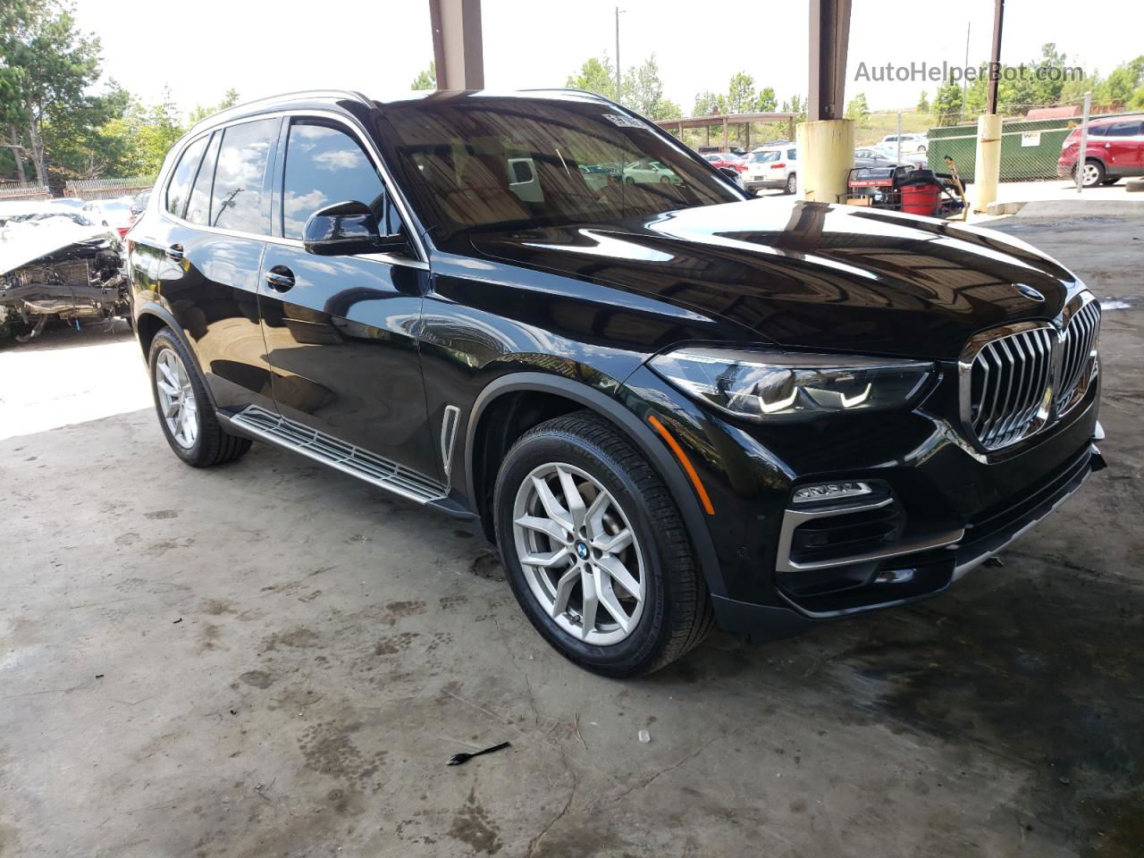 2019 Bmw X5 Xdrive40i Черный vin: 5UXCR6C59KLK86377