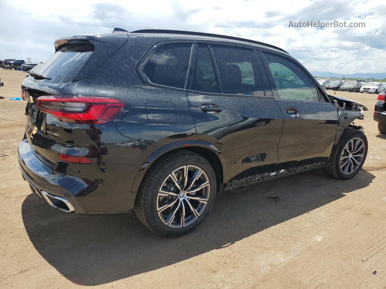 2019 Bmw X5 Xdrive40i Черный vin: 5UXCR6C59KLL09415