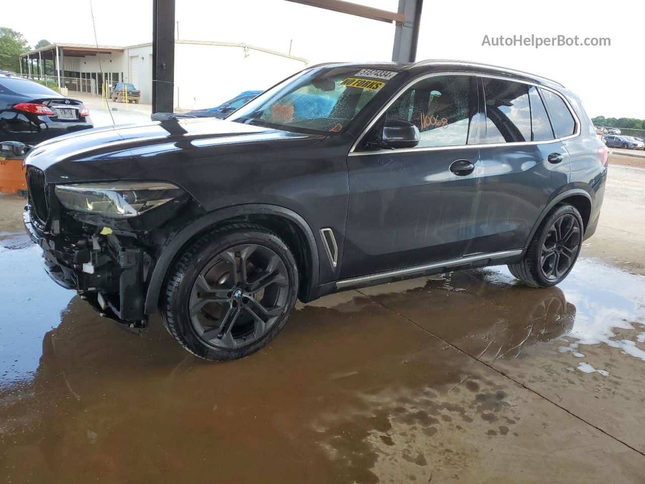 2019 Bmw X5 Xdrive40i Gray vin: 5UXCR6C59KLL10435