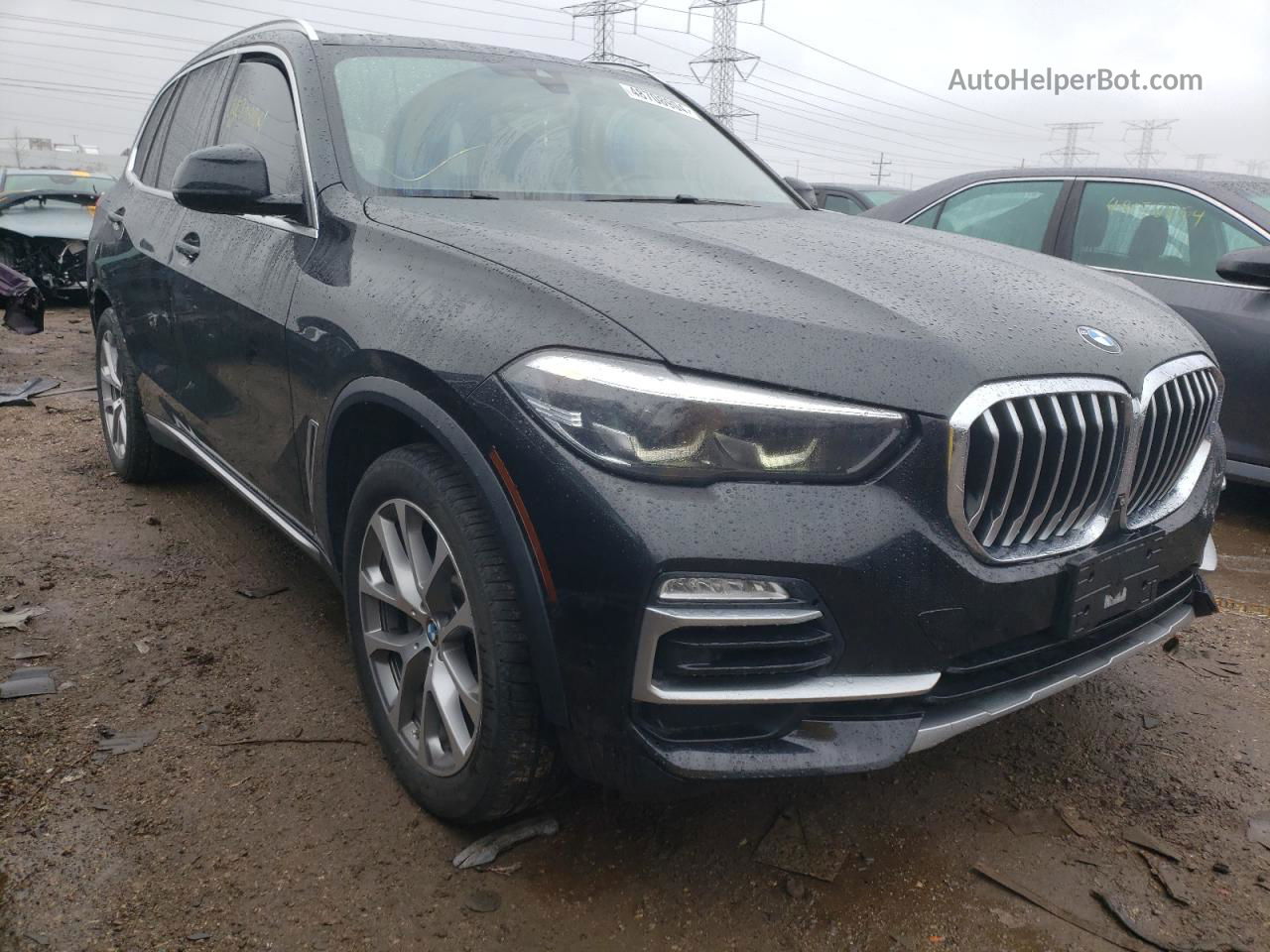 2019 Bmw X5 Xdrive40i Черный vin: 5UXCR6C59KLL25503