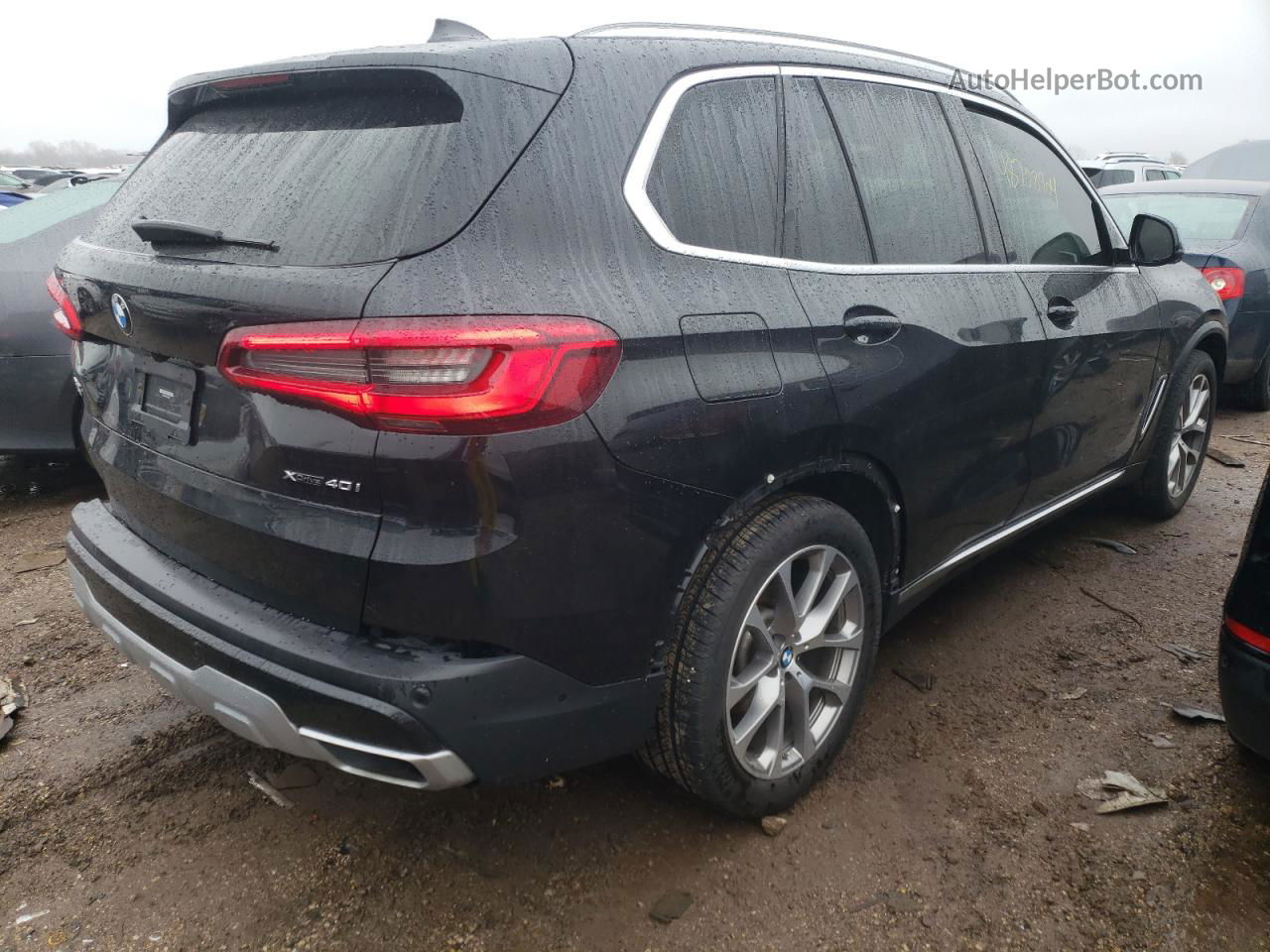 2019 Bmw X5 Xdrive40i Черный vin: 5UXCR6C59KLL25503