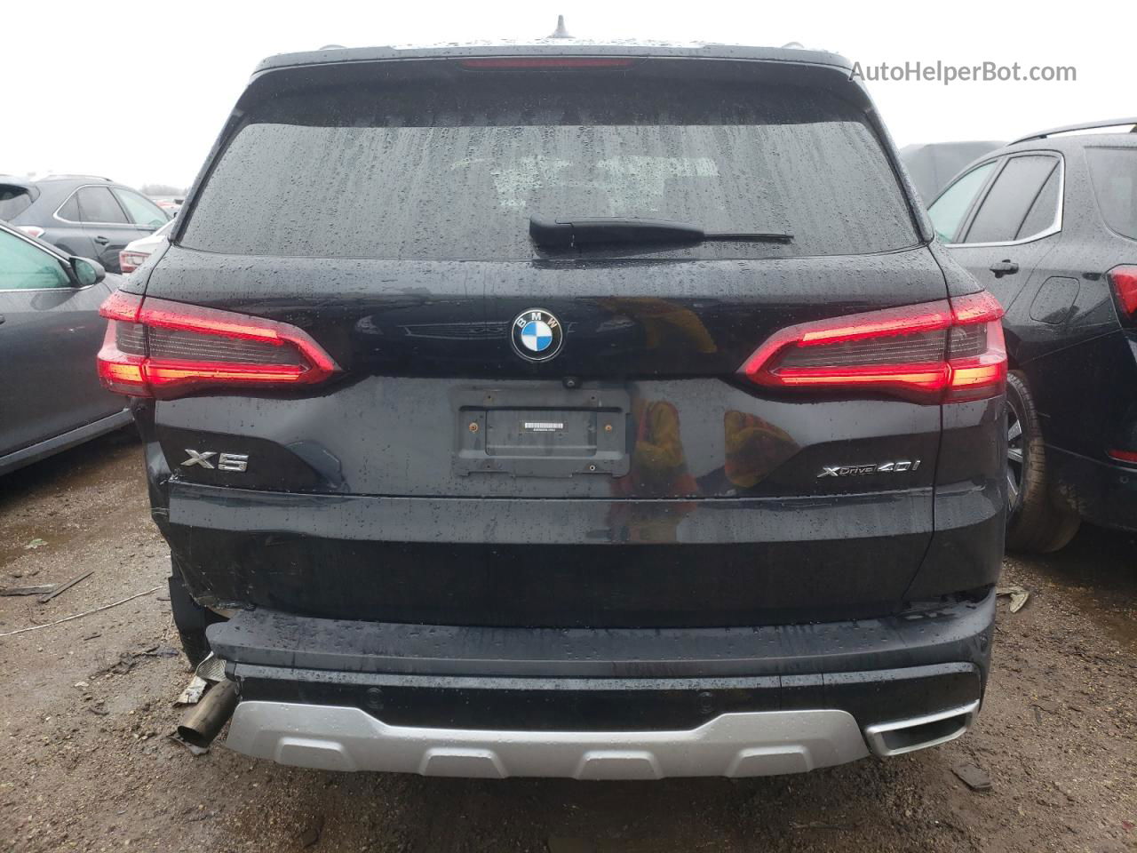 2019 Bmw X5 Xdrive40i Черный vin: 5UXCR6C59KLL25503