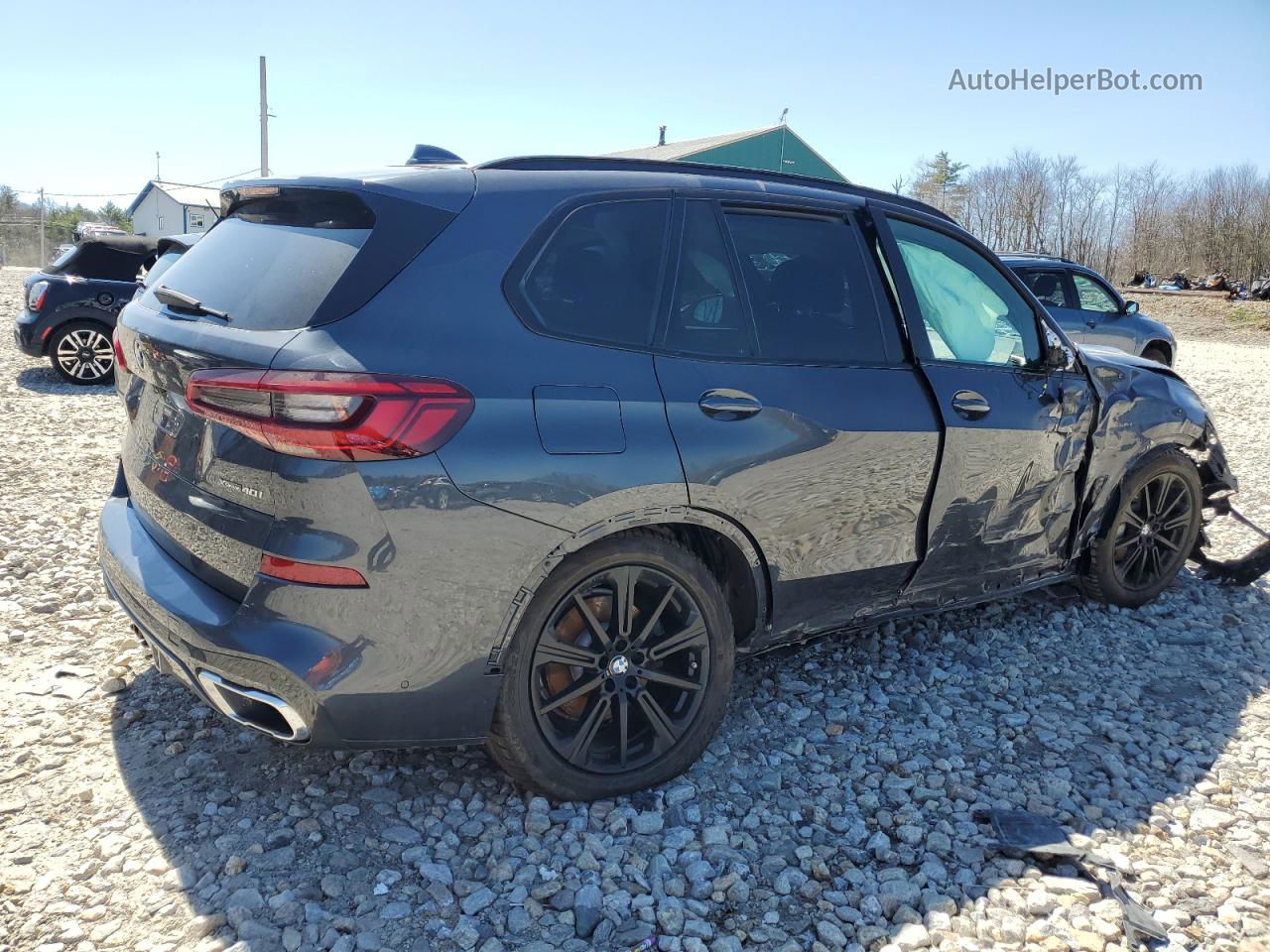 2019 Bmw X5 Xdrive40i Gray vin: 5UXCR6C59KLL26957