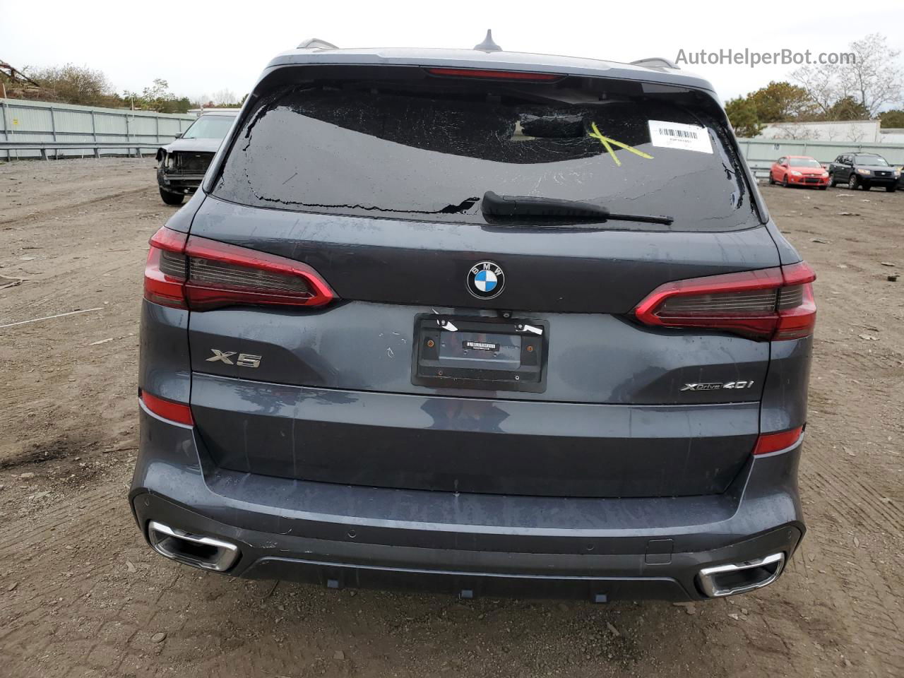 2019 Bmw X5 Xdrive40i Gray vin: 5UXCR6C59KLL31415