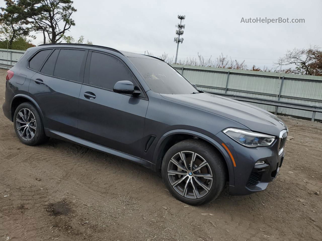 2019 Bmw X5 Xdrive40i Серый vin: 5UXCR6C59KLL31415